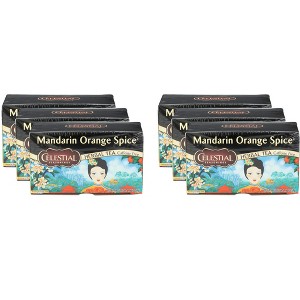 Celestial Seasonings Mandarin Orange Spice Herbal Tea - Case of 6 - 20 Bags - 1 of 2