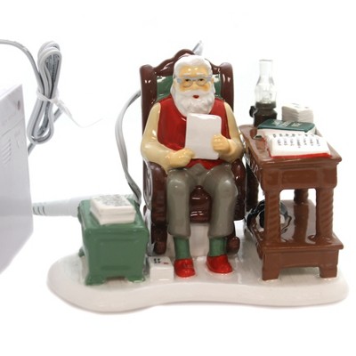 Department 56 Accessory 3.5" Santa Comes To Town, 2018 Snow Village  -  Decorative Figurines