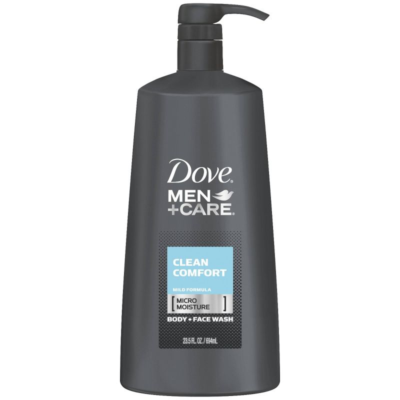Dove Men+Care Clean Comfort Body and Face Wash, 1 of 7