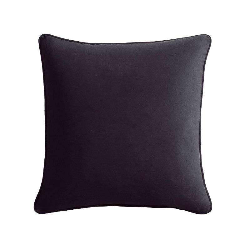 18"x18" Solid Velvet Square Throw Pillow - Crescent & Starlight, 1 of 8