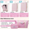 5 PCS Expandable Luggage Set, Hardside Spinner Suitcase with USB Port, Cup Holder, Duffel Bag, Tolietry Bag and TSA Lock - ModernLuxe - 2 of 4