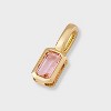 14K Gold Dipped Rectangle Birthstone Charm - A New Day™ - 2 of 2