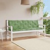 vidaXL Bench Cushion Water Repellent Outdoor Seat Cushion Pad Oxford Fabric - Leaf Pattern 70.9" - 2 of 4