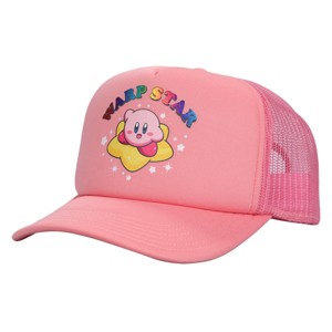 Kirby Warp Star Men's Pink Foam Trucker Hat - 1 of 4