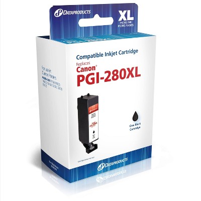 Remanufactured Black XL High Yield Single Ink Cartridge - Compatible with Canon PGI-280XL Ink Series (2021C001/2075C001) - Dataproducts