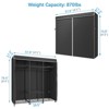 VIPEK V30C Garment Rack Heavy Duty Portable Closet with Cover Clothes Racks, Wardrobe Closet Black Metal Closet Rack with Cover - 3 of 4