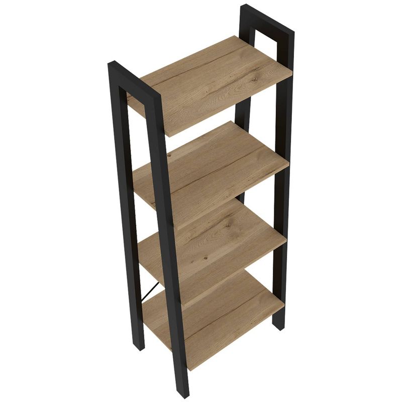 54&#34; Emery 4 Tier Ladder Shelf Bookcase Light Wood - RST Brands, 5 of 10