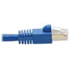 Tripp Lite Cat6a Ethernet Cable 10G STP Snagless Shielded PoE M/M Blue 15ft (N262-015-BL) - 2 of 4