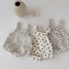 MyKids-Usa Baby Print Pattern Vintage Style Cute Strap Onesies - 3 of 4