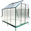 CAVINAS 6.3'*4.2'*7' Durable Polycarbonate Greenhouse Walk-in Greenhouse Kit with Rain Gutter for Backyard - 4 of 4