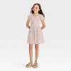 Girls' Short Sleeve Smocked Dress - Cat & Jack™ - 3 of 3