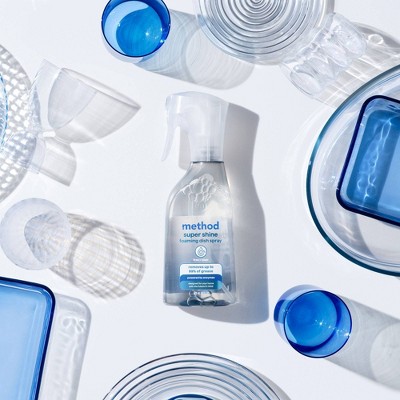 Method Super Shine Foaming Dish Spray Powered By Enzymes Free + Clear - Refill - 16oz