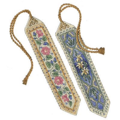 Dimensions Gold Collection Counted Cross Stitch Kit 9" 2/Pkg-Bookmarks