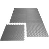 NicBex 26"L Interlocking Gym Floor Mats,Premium EVA Foam,0.5/0.75/1 Inch Thickness,6/12/18/24/36 Pieces,Home Gym and Gymnastics Floor Protection,Black - 2 of 4