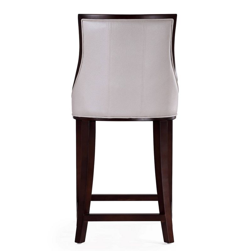 Fifth Ave Beech Wood Counter Height Barstool White - Manhattan Comfort, 6 of 8