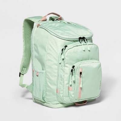 pastel green backpack