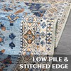 Washable Rug Vintage Distressed Boho Rugs Carpet Indoor Non-Slip Stain Resistant Accent Rug - 4 of 4