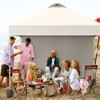 Garvee 10'x10' Outdoor Canopy Tent with Sidewall, Pop up Canopy with Vented Roof, Portable Instant Camping Beach Canopy Tents - 3 of 4