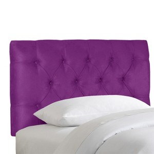 Full Kids Tufted Headboard Purple - Pillowfort