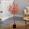 Nearly Natural 4-ft Fall Birch Artificial Autumn Tree - 4 of 4
