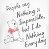 Juniors Womens Winnie the Pooh I Do Nothing Everyday T-Shirt - image 2 of 4