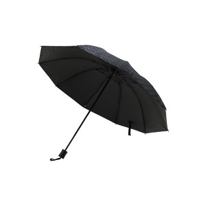 Unique Bargains Umbrella Manual 10-rib Gentleman Check Sun Protection Vinyl Impact Cloth 43.31"x26.77" 1 Pcs - 1 of 4