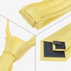 INSPIRE CHIC Men's Solid Color Classic Textured Neck Ties for Formal - 3 of 4