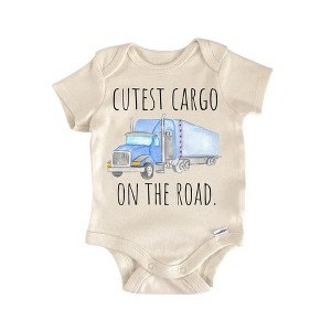 Trucking Trucker Truck - Baby Boy Girl Clothes Infant Onesie® Funny Cute Newborn GS1 - 1 of 4