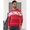 Clearlove Men's Casual Slim Fit U-Neck Pullover Long Sleeve Knitted Pullover Sweaters. - 3 of 4