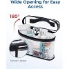 TSA Approved Toiletry Bag, 2 Pack Clear Makeup Cosmetic Bag Organizer, Quart Size Travel Bag for Toiletries - 2 of 4