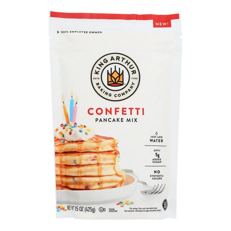 King Arthur Baking Company Confetti Pancake Mix - Case of 6/15 oz, 2 of 4