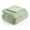 Cozy Bliss Fluffy Faux Fur Throw Blanket Soft Bed Blankets for Sofa Bed - 2 of 4