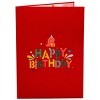 Paper Love 3D Dinosaurs Pop Up Birthday Card, For Adults and Kids | 5" x 7" Cover - Includes Envelope and Note Tag - 2 of 4