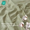 100% Cotton Sheets Set - 500 Thread Count Cotton Sateen Bedsheets, Luxury Hotel Quality, Soft & Breathable Bedsheets, 16" Deep Pocket, 4-Piece, Includ - 4 of 4