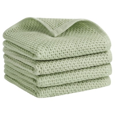 REGALWOVEN Solid Bathroom Hotel and Spa Waffle Cotton Hand Towels 13" x 30"
