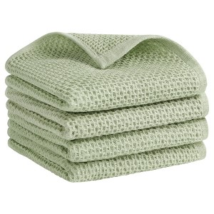 REGALWOVEN Solid Bathroom Hotel and Spa Waffle Cotton Hand Towels 13" x 30" - 1 of 4