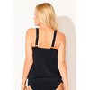 Swimsuits for All Loop Strap Blouson Tankini Top (Plus Sizes Available) - 3 of 4