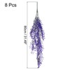 Unique Bargains Artificial Hanging Plants Fake Ferns Hanging Vines for Indoor Wall 8 Pcs - 2 of 4