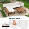 ELJGET Patio Furniture Set with Removable Cushions, Coffee Table & Side Table, Outdoor L-Shaped Conversation Sectional Sofa for Backyard, Porch - 3 of 4