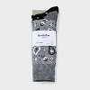Men's Polka Dots Novelty Crew Socks 2pk - Goodfellow & Co™ Charcoal Gray 7-12 - 2 of 3