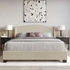 ChaletPosh Linen Platform Bed with Storage - 2 of 4