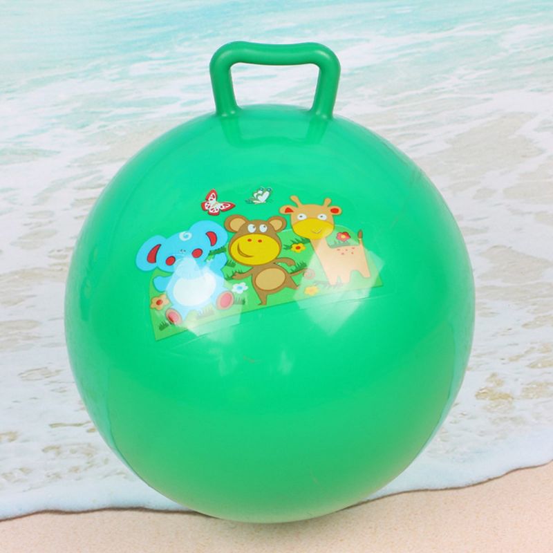 Handle Hopper Ball With Cartoon Pattern Bouncing Inflatable Toy For Kids, 3 of 7