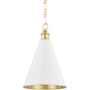 Mitzi Fenimore 1 - Light Pendant in  Aged Brass/Soft White - 1 of 1