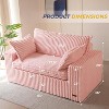 MAXYOYO Bean Bag Chair for Living Room, Upholstered Loveseat Sofa Couch with Deep Seating, No Assembly - 2 of 4