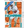 Trends International NFL Miami Dolphins - De'Von Achane 25 Unframed Wall Poster Prints - 3 of 4