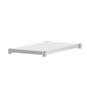 Flash Furniture Galvanized Under Shelf for Prep and Work Tables - Adjustable Lower Shelf for Stainless Steel Tables - 1 of 4