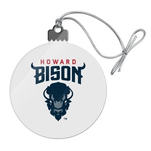 Howard University Bison Primary Logo Acrylic Christmas Tree Holiday Ornament - 1 of 4