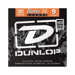 Dunlop Nickel Plated Steel Electric Guitar Strings - Light Top Heavy Bottom 9's - 1 of 1