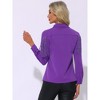 INSPIRE CHIC Women's Fringe Long Sleeve Button Down Disco Party Shirts - 4 of 4