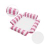 Unique Bargains Stripe Pool Hammock Lounger 1 Set - 3 of 4